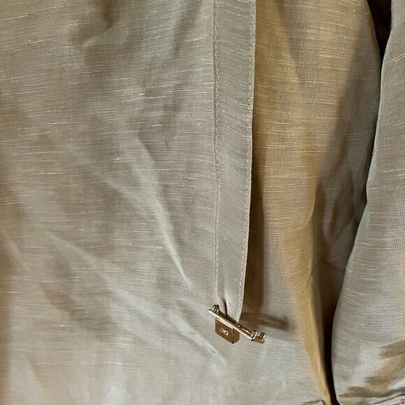 Lafayette 148 New York Tan Jacket With Belt Size 2 - Picture 4 of 14